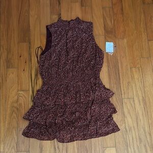 1. State Maroon Floral Blouse